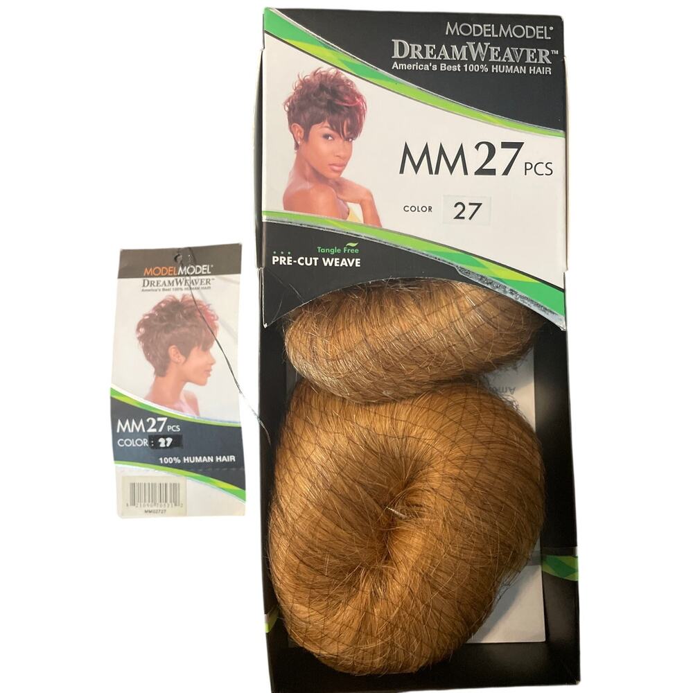 DreamWeaver  100% Human Hair Pre-Cut Weave. MM27PCS   Color 27 Tangle free